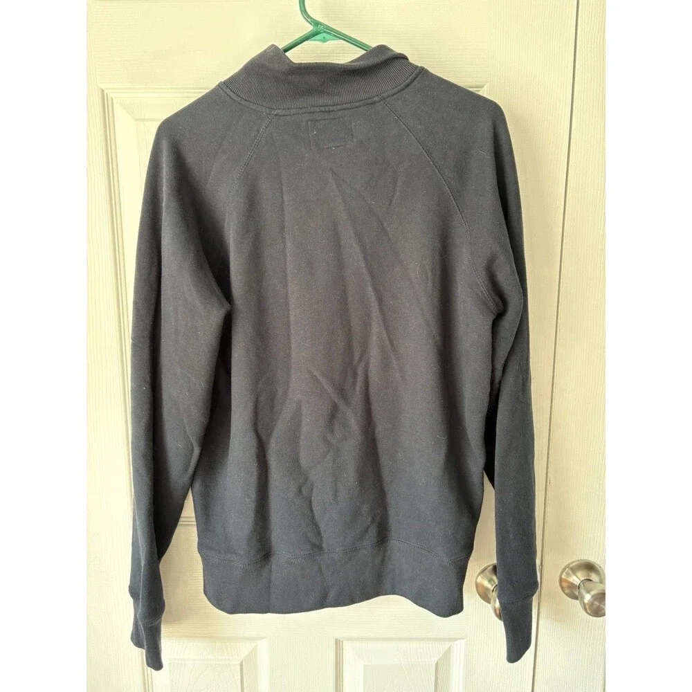 New England Patriots 47 Brand Mens Medium Navy Blue Pullover 1/4 Zip